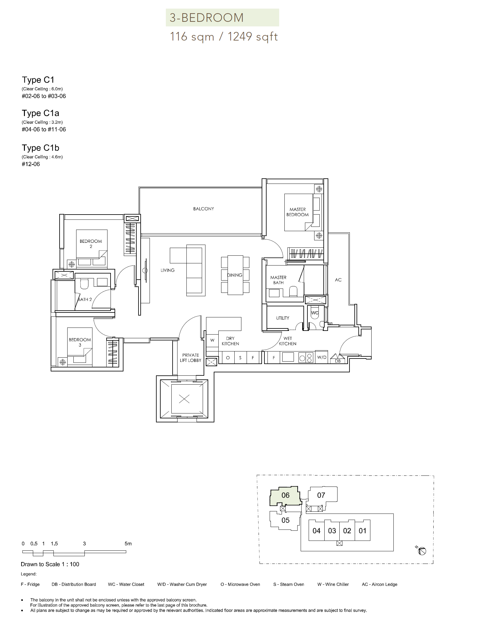 Sloane Residences 1 Bedroom Floor Plan 4